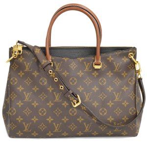 Pallas Monogram Canvas Black 2way Shoulder Bag